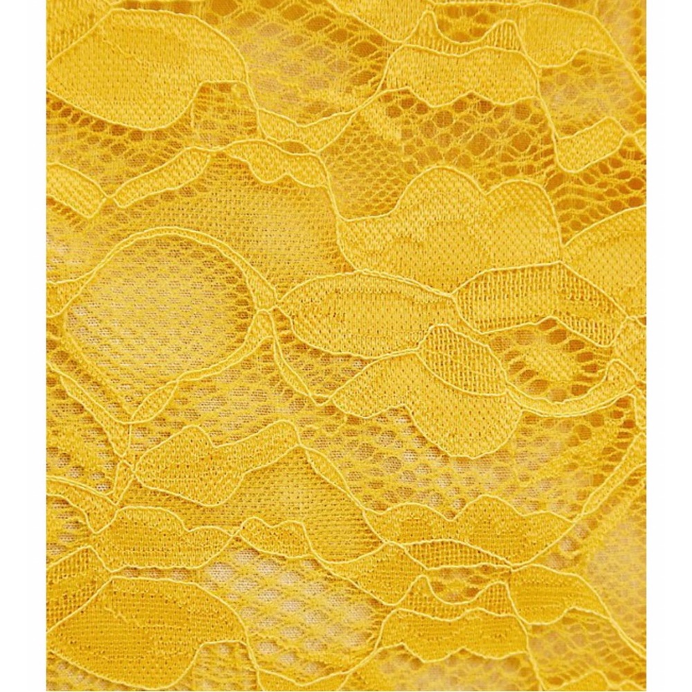 Torrid Yellow Lace Front Kimono Cardigan NWT SZ 1 (14/16) - Picture 4 of 12